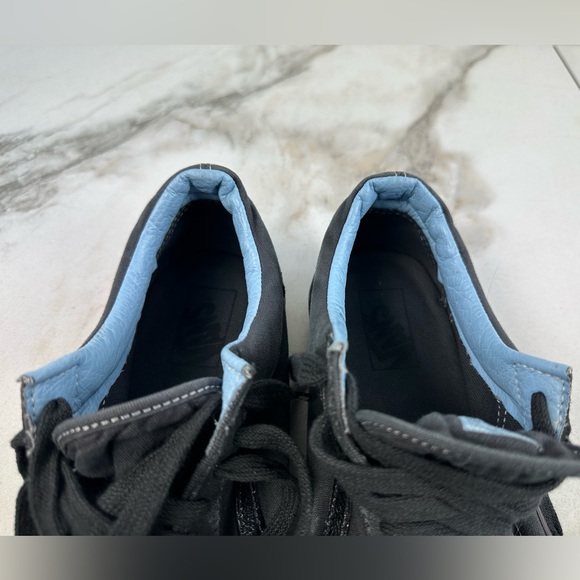 Vans Men's Old Skool Low All Black Canvas Sneakers Skate Tennis Shoes, 11 - Picture 7 of 16